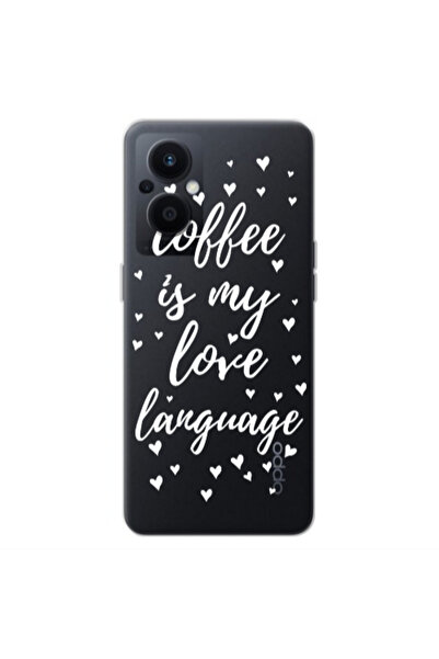 Other Oppo Reno 7 Lite Coffe is my love language Transparent Silicone TPU Θήκη