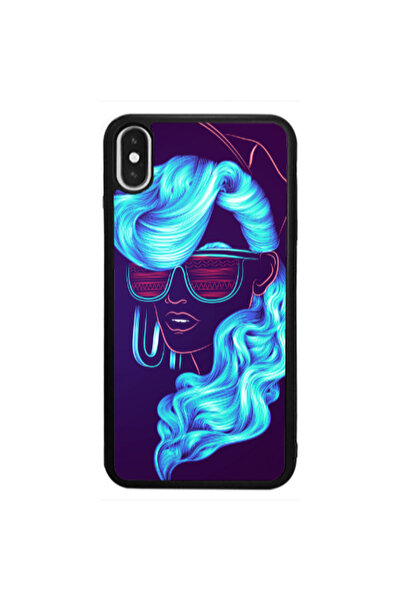 Other Apple iPhone Xs Max Hatted style Black Glossy Θήκη