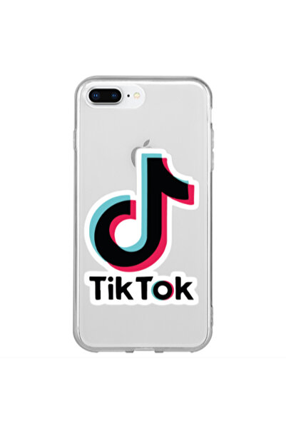 Other Apple iPhone 7 Plus Tik Tok Transparent Silicone TPU Θήκη