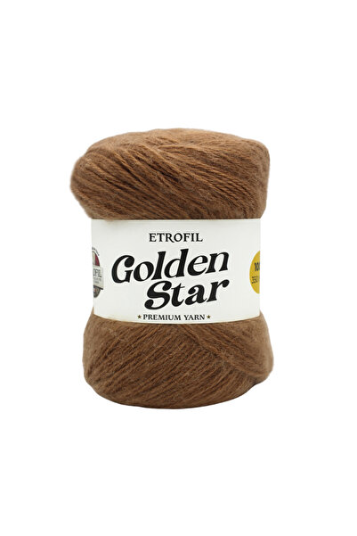 Etrofil Golden Star pređa za pletenje karamel smeđa 75% premium akril 25% org...