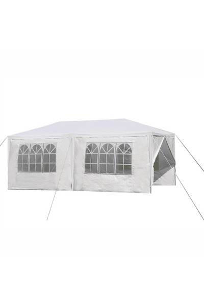 DacEnergy Cort de gradina pentru party, alb, 3x6 m, TEKNO TYP 2