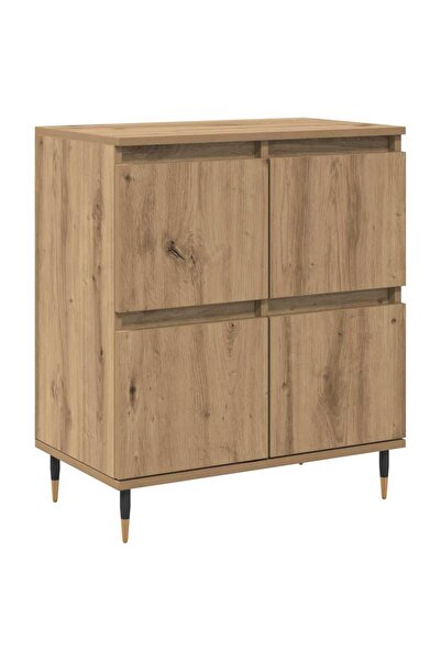 vidaxl Bufet Stejar Artizanal 60 x 35 x 70 cm
