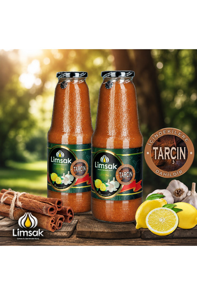 limsak 2 ADET TARÇINLI / 2 LT MEŞHUR - LİMON SARIMSAK KÜRÜ