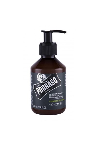 OEM Proraso, Cipres și Vetyver, Șampon pentru barbă, Curățare, 200 ml