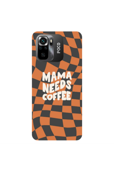 Other Xiaomi Poco M5 s Mama needs coffee Transparent Silicone TPU Θήκη