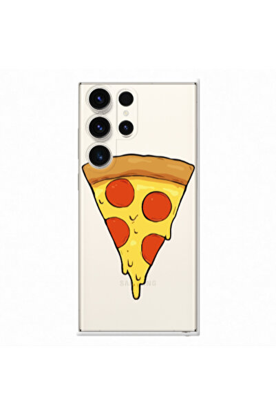 Other Samsung S23 Ultra Pizza Slice Transparent Silicone TPU Θήκη