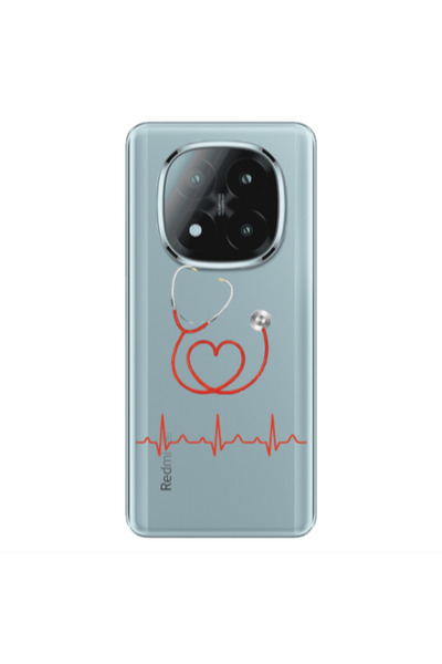 Other Xiaomi Redmi Note 14 Pro + 5g Stethoscope Transparent Silicone TPU Θήκη