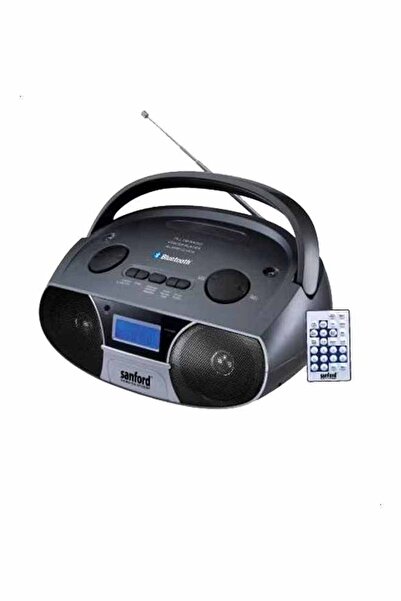 Sanford Portable Radio With Remote SF3304PR BS Black/Silver