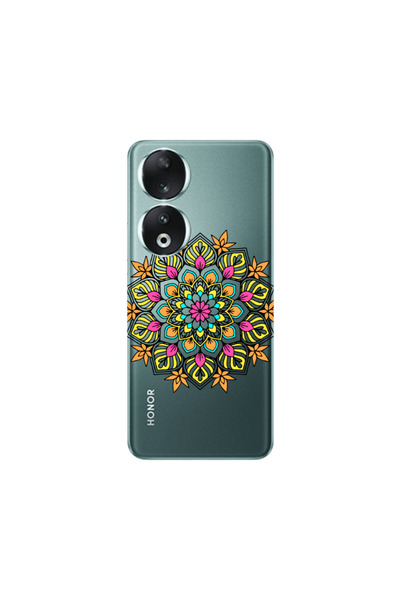 Other Honor 90 5G Mandala D6 Transparent Silicone TPU Θήκη
