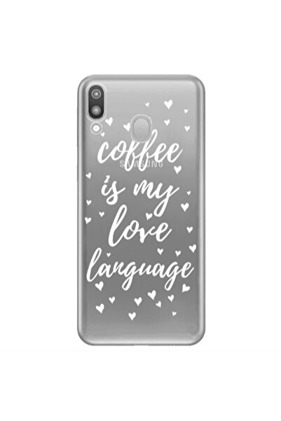 Other Samsung M20 Coffe is my love language Transparent Silicone TPU Θήκη