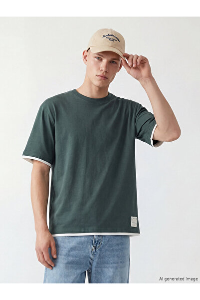 LC Waikiki T-Shirts - Green - Regular fit