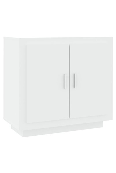vidaxl Cabinet, white, 80x40x75 cm, engineered wood
