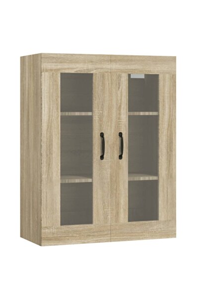 vidaxl Wall-mounted cabinet, sonoma oak, 69.5x34x90 cm