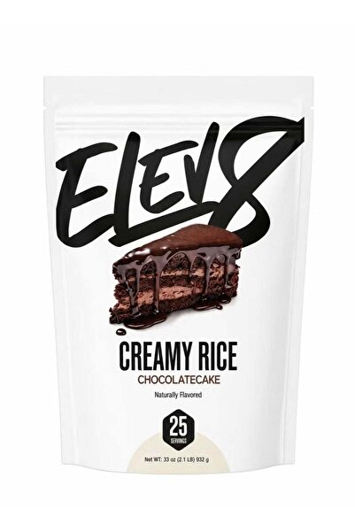 Elev8 كعكة الأرز بالشوكولاتة الكريمية بنكهات طبيعية، غنية بالكربوهيدرات، طاقة...
