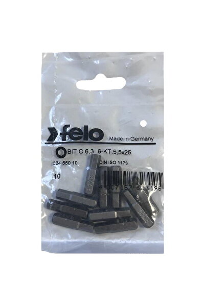 FELO Set 10 biți seria Industrial profil HEX, C6.3, HX5.5, 25mm
