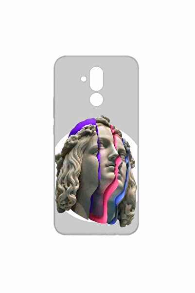 OEM Case compatible with Huawei Mate 20 Lite Silicon Gel Tpu Pattern Neon Ruins