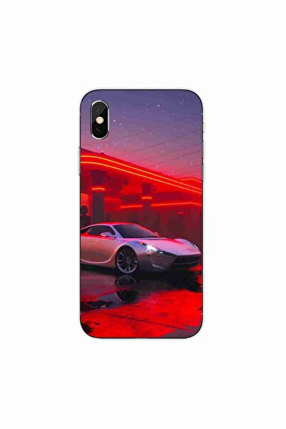 OEM Husa compatibila cu Apple iPhone XS Max Silicon Gel Tpu Model Future Car