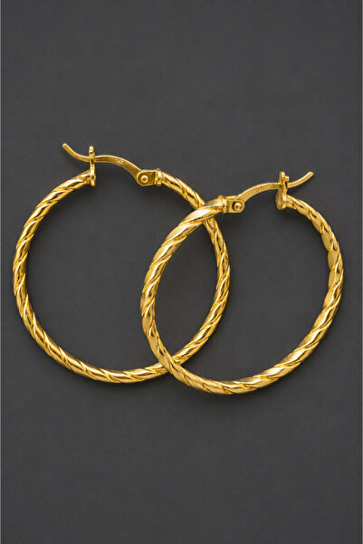 ArgintBijuterii Gold plated silver earrings