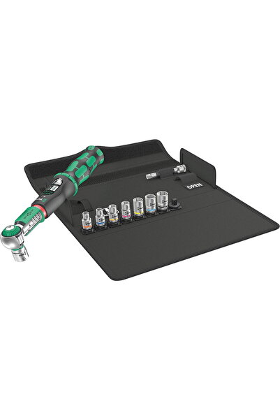 wera Set cheie dinamometrica cu tubulare, 244mm, 1/4", 2-12Nm, 10 bucati, Saf...