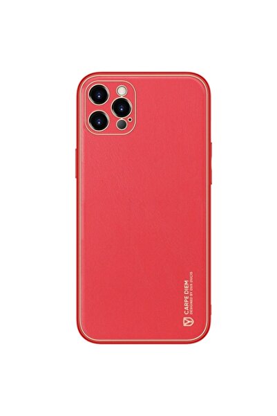 Dux Ducis Yolo Series Δερμάτινη θήκη για iPhone 12 Pro Max (Κόκκινο)