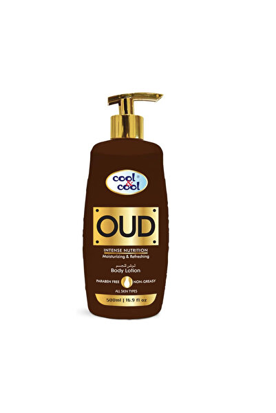 COOL & COOL Oud Body Lotion | Non Greasy & Paraben Free, 500ml