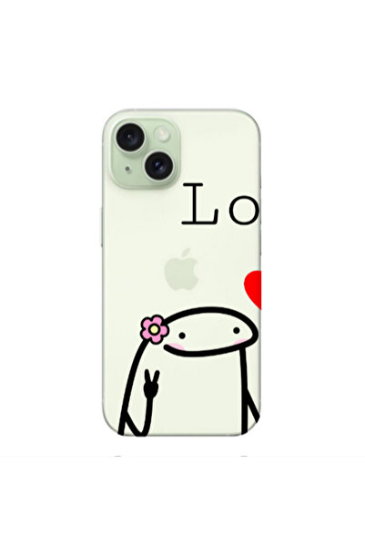 Other Apple iPhone 15 Plus Love 1 Transparent Silicone TPU Θήκη
