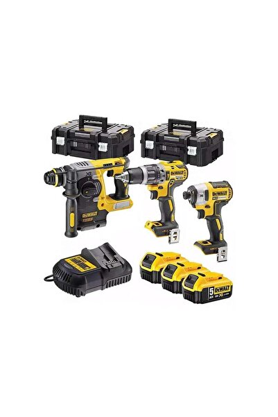 Dewalt DCK368P3T-QW 3-Tool Kit: DCD796, DCF887, DCH273, 3x 18V 5.0Ah