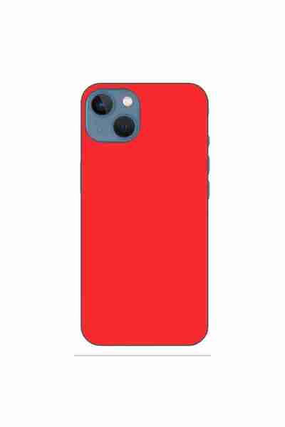 OEM Θήκη συμβατή με Apple iPhone 13, από σιλικόνη gel TPU, ματ, κόκκινο χρώμα.