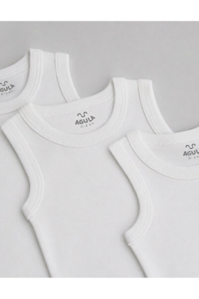 Agula 3-Pack 100% Cotton Baby Bodysuits
