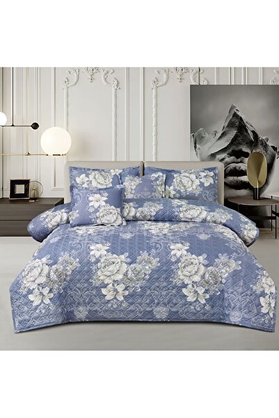 Moon Summer Pressed Flannel Bedspread - Nefirin - 6 Pieces - 250X230
