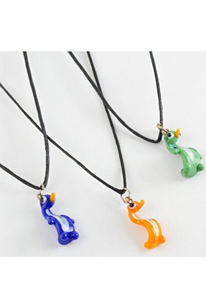 ZERO LAND Bi̇reycel Duck (182418) Glass Pendant-Colorful