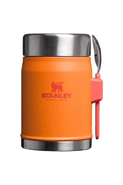 Stanley Klasik Kaşıklı Turuncu 0.40 lt Çelik Yemek Termosu