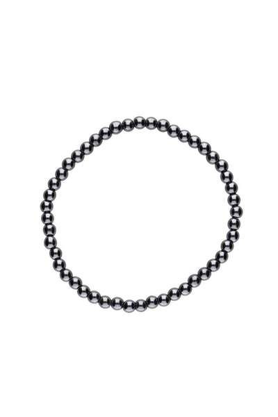 VİALUNA Hematite Bracelet – 4 mm