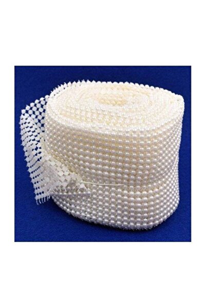 OEM Pearl Plastic Bead Tape 11cm/9m Cream