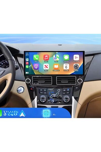 Carplayer شاشة أندرويد لهيونداي سوناتا مقاس 12 بوصة موديل 2011-2015 مع إطار ب...