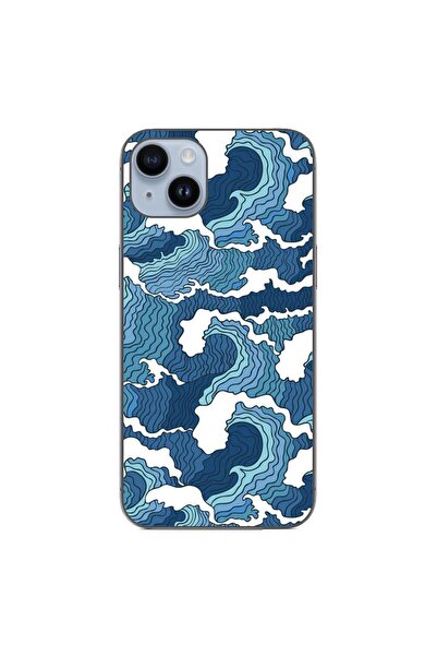 OEM Husa compatibila cu Apple iPhone 14 Plus Silicon Gel Tpu Model Crazy Waves