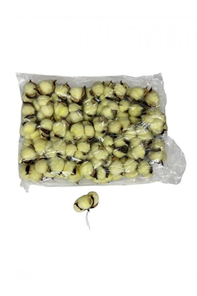 OEM Flori Artificiale Flori Bumbac 50/set Crem si Galben Pai