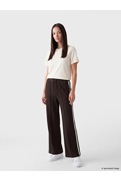 LC Waikiki Nevavm Soft Touch Women's Sweatpants with Elastic Waist and Contra...