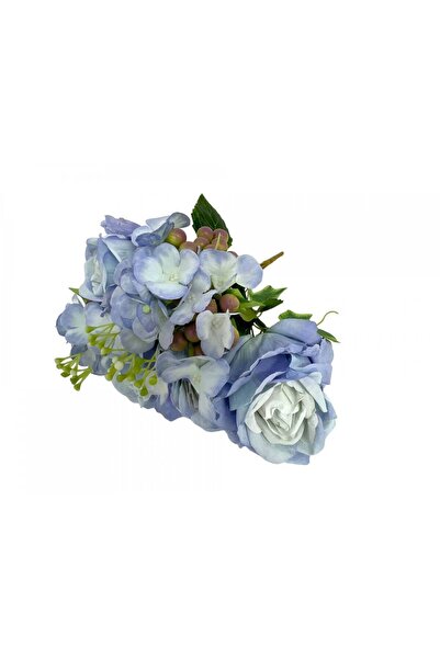 OEM Flori Artificiale Buchet Combinat Trandafiri Si Hortensie Lila