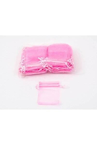 OEM Saculeti Organza Dreptunghiulari 7cm/9cm 100/Set Roz