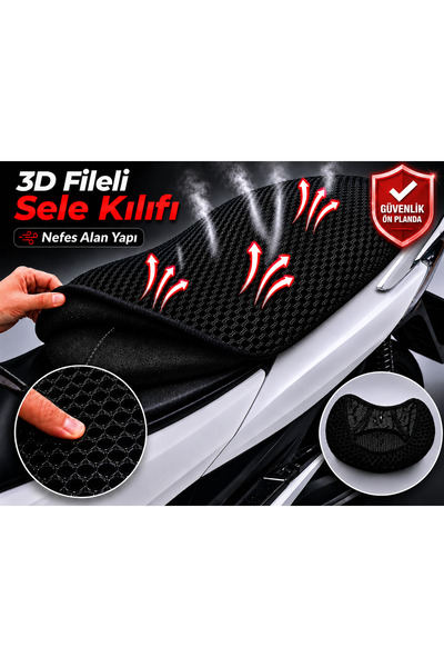 Vi Caro Husă pentru șa motocicletă Revolt RSX7 Husă pentru șa din plasă 3D Pr...