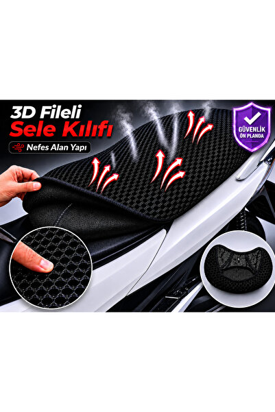 Vi Caro Husă pentru șa motocicletă Revolt RC5 Husă pentru șa cu plasă 3D Prot...