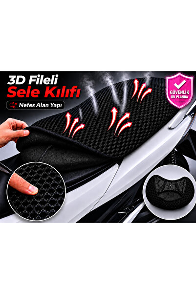 Vi Caro Husa scaun motocicleta Apachi Alfa 50 Husa scaun din plasa 3D Protect...