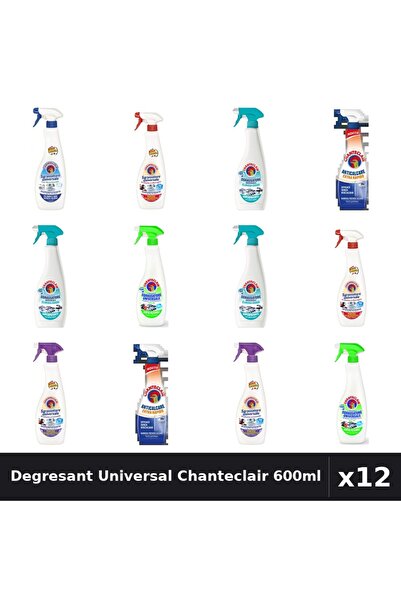 Chanteclair Set 12 Degresant Universal 600ml - 6 Arome Asortate, Bicarbonat, ...