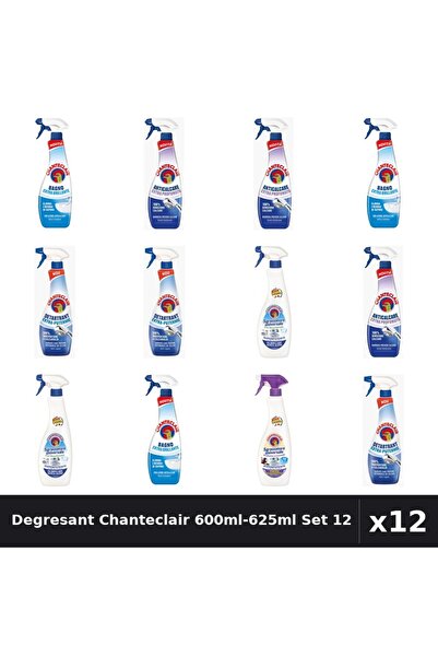 Chanteclair Set 12 Degresant Universal 600ml-625ml - Anticalcar, Detartrant, ...