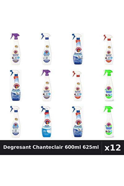 Chanteclair Pachet 12 Degresant Universal 600ml-625ml - 7 Arome, Detartrant, ...