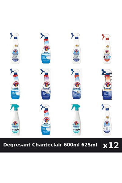 Chanteclair Set 12 Degresant Universal 600ml-625ml - Bicarbonat, Anticalcar, ...