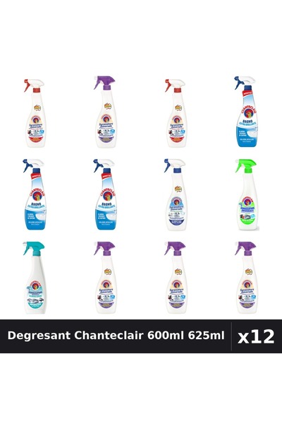 Chanteclair Set 12 Degresant Universal 600ml-625ml - 6 Arome, Marsilia, Mosc Alb