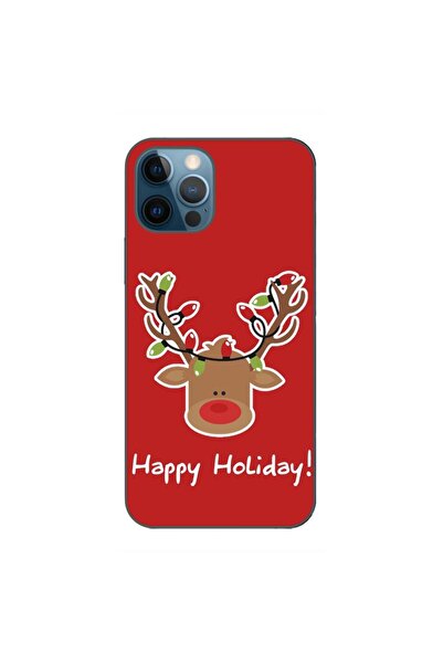 OEM Husa compatibila cu Apple iPhone 12 Pro Max Silicon Gel Tpu Model Craciun...