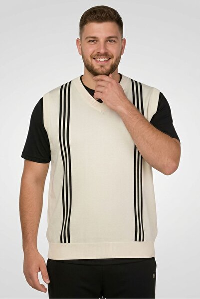 adidas Men Sportswear Fit Sleeveless Outdoor Vest, Off White